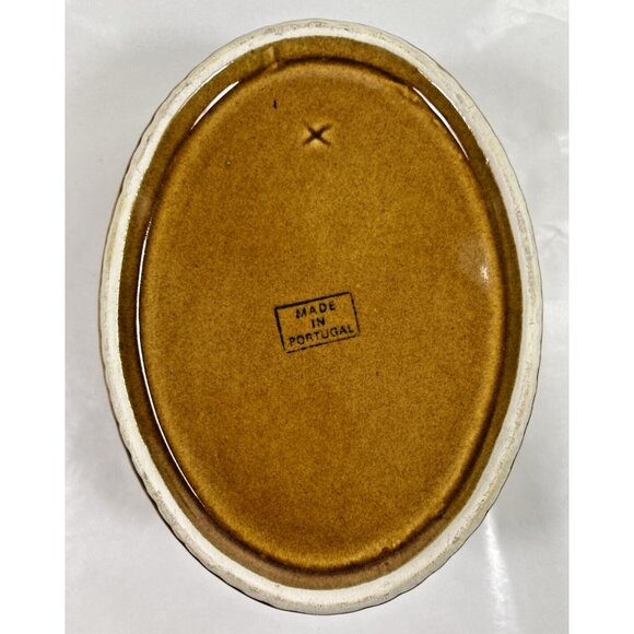 Vintage Majolica Covered Wild Boar Pig Ceramic Casserole Tureen Portugal - Picture 11 of 12